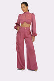 Mayna 2 piece-set in pink - SACHIKA® - Official Site 