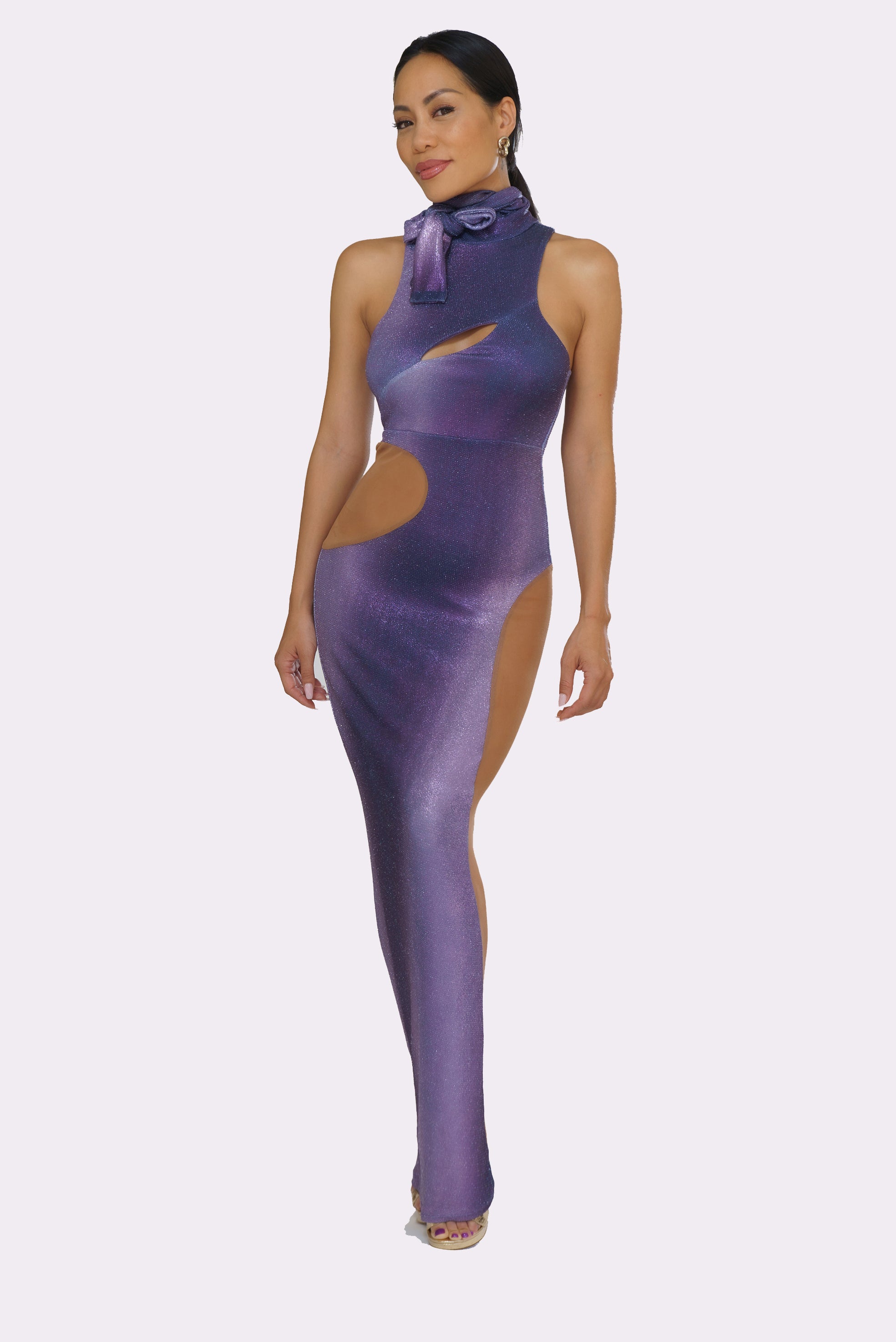 Ciara Dress Purple - SACHIKA® - Official Site 