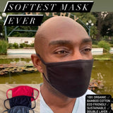 Ultra Soft BAMBOO Eco-friendly "The Butter'" Organic Jersey Protective Face Mask Cover  by SACHIIKA - SACHIKA® - Official Site 