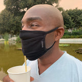 Refresh Mask -Straw Mask Drinking Face Mask with Straw Hole Washable Unisex  by SACHIKA - SACHIKA® - Official Site 